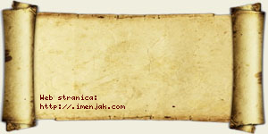 Tina Simjanović vizit kartica